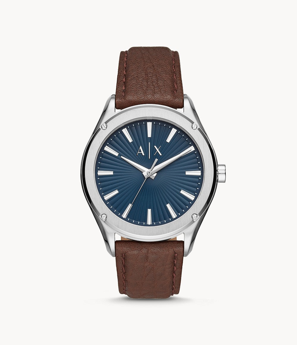 Armani AX2804 Exchange Three-Hand Brown Men Leather Watch Armani AX2804 Exchange Three-Hand Brown Men Leather Watch